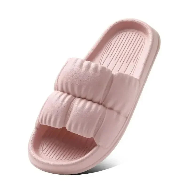 2025 New Women Soft Sole Cloud Slippers Thick Platform Indoor Outdoor Beach Sandals Summer EVA Non Slip Flip Flops