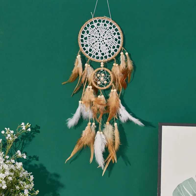 Moon Dream Chaser Dream Catcher Bohemian Wall Decor Bedside Accent