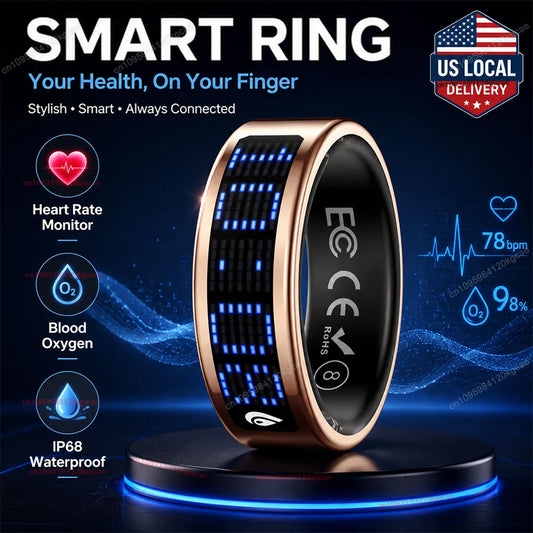Ola Esporte Smart Ring Led Display Heart Rate Monitor