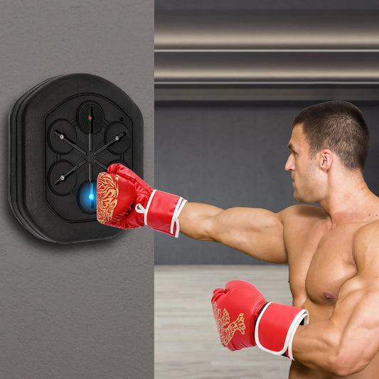 Bluetooth Wall Mounted Boxing Trainer With LED Punching Pad