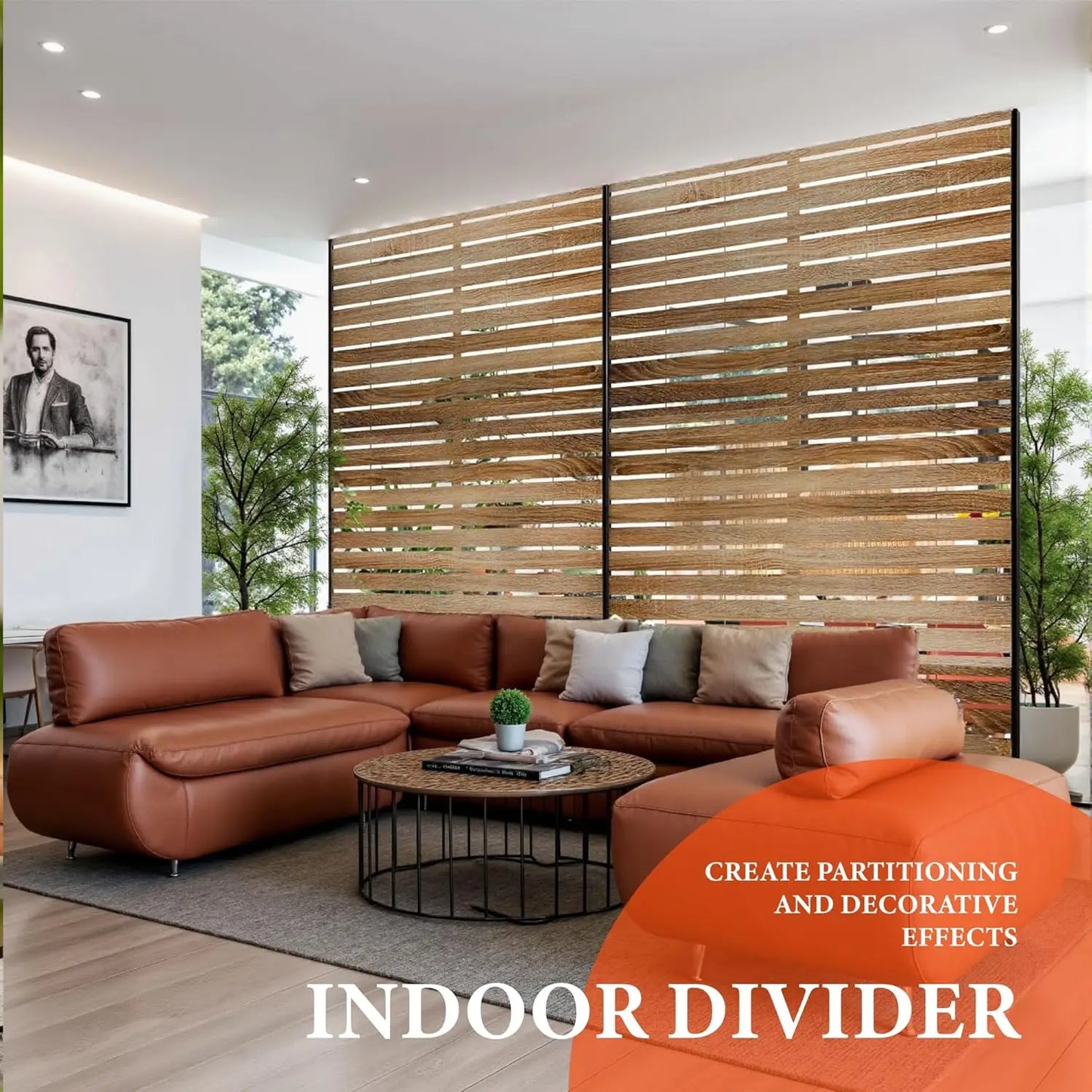 Metal Outdoor Privacy Screen Freestanding Panels For Patio And Deck