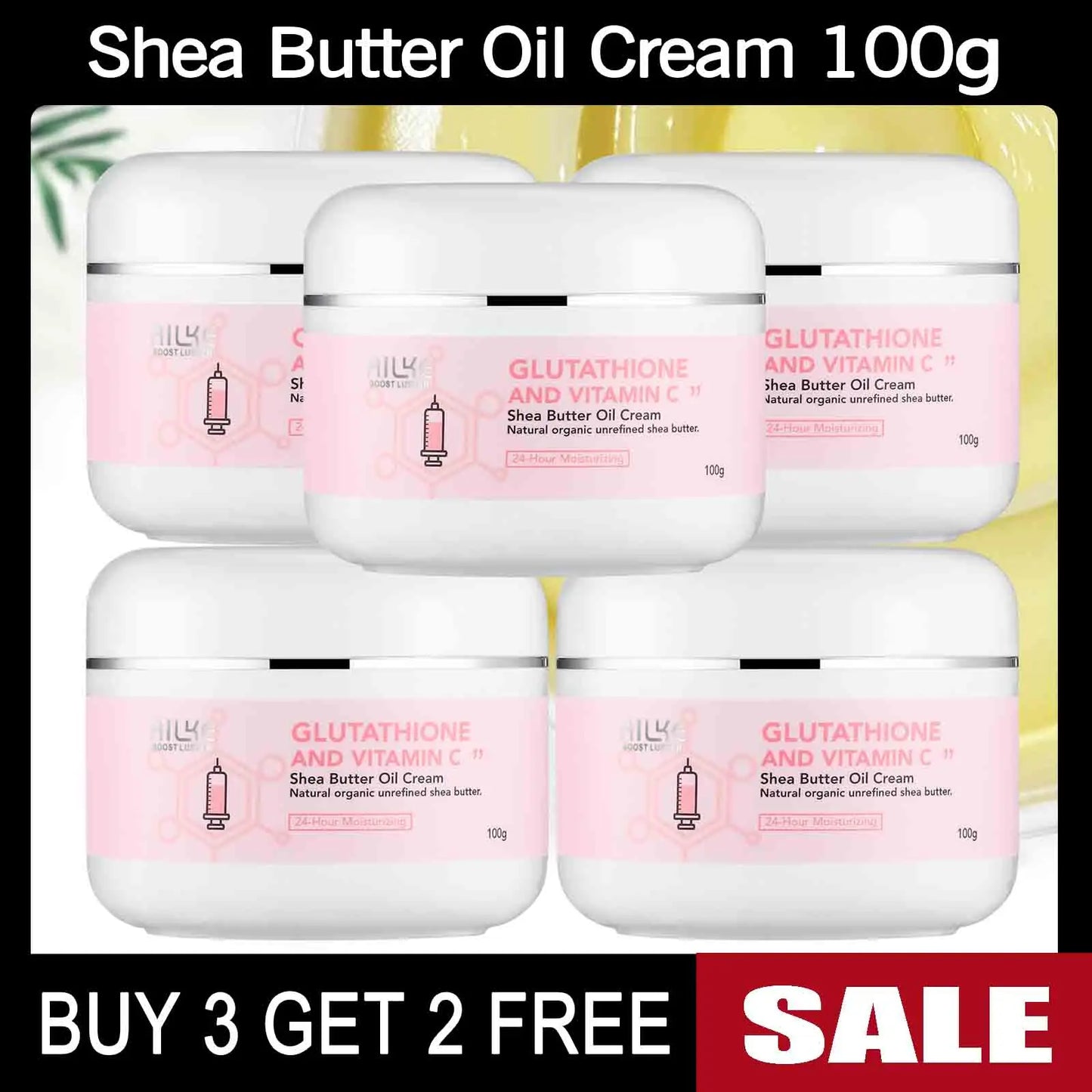 AILKE Glutathione Vitamin C Shea Butter Brightening Cream