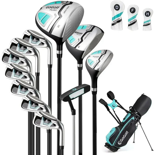 Womens Golf Club Set With Driver Hybrid Irons And Putter