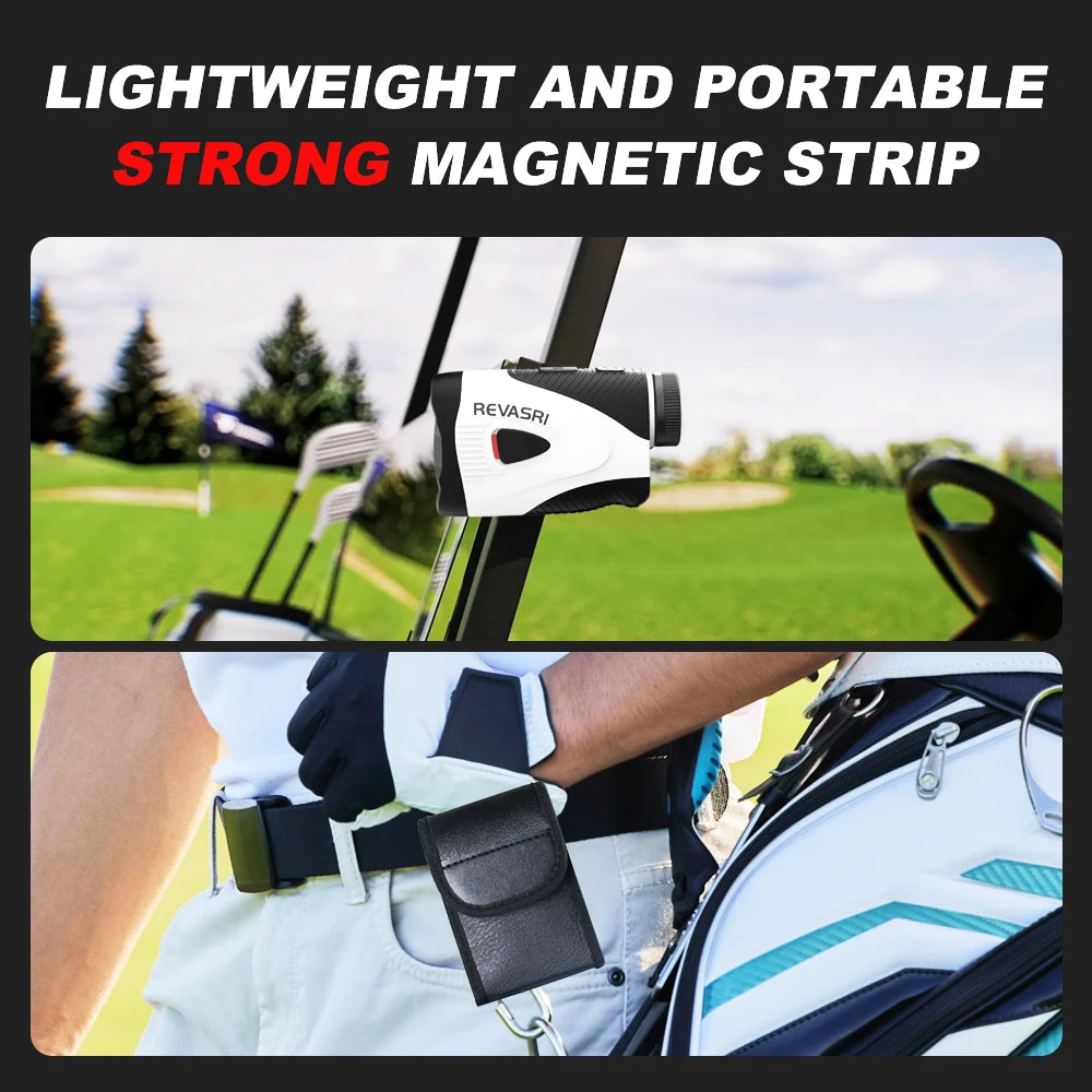 Revasri Golf Rangefinder With Angle Switch And Vibration Alert