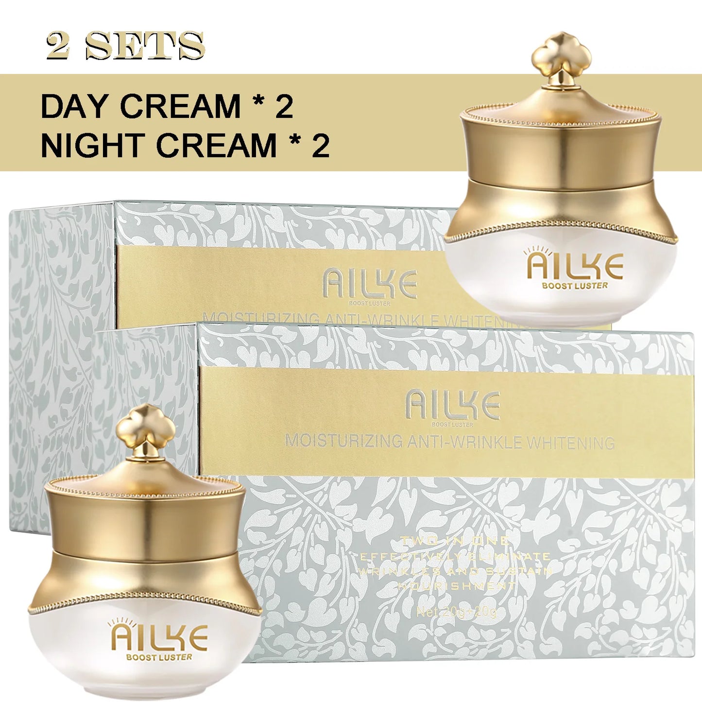AILKE Night Face Cream For Women Collagen Moisturizing Anti Aging