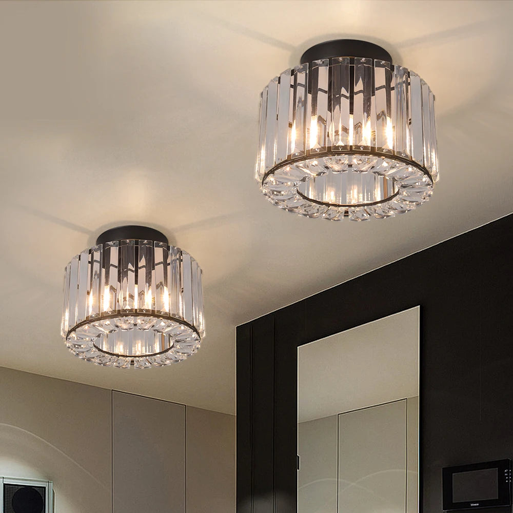 Glass Led Pendant Light Modern Ceiling Lamp Adjustable Living Dining Room Nordic Aisle Decor Balcony Corridor Hanging Fixture