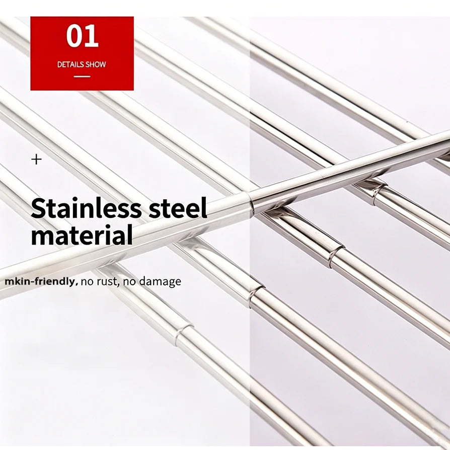 3pcs Extendable Back Scratcher Portable Telescoping 304 Stainless Steel Back Scratchers Hand Massager