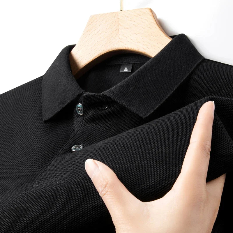 ELITEVESTA Men's 100% Cotton Polo Shirt Breathable Summer Tee
