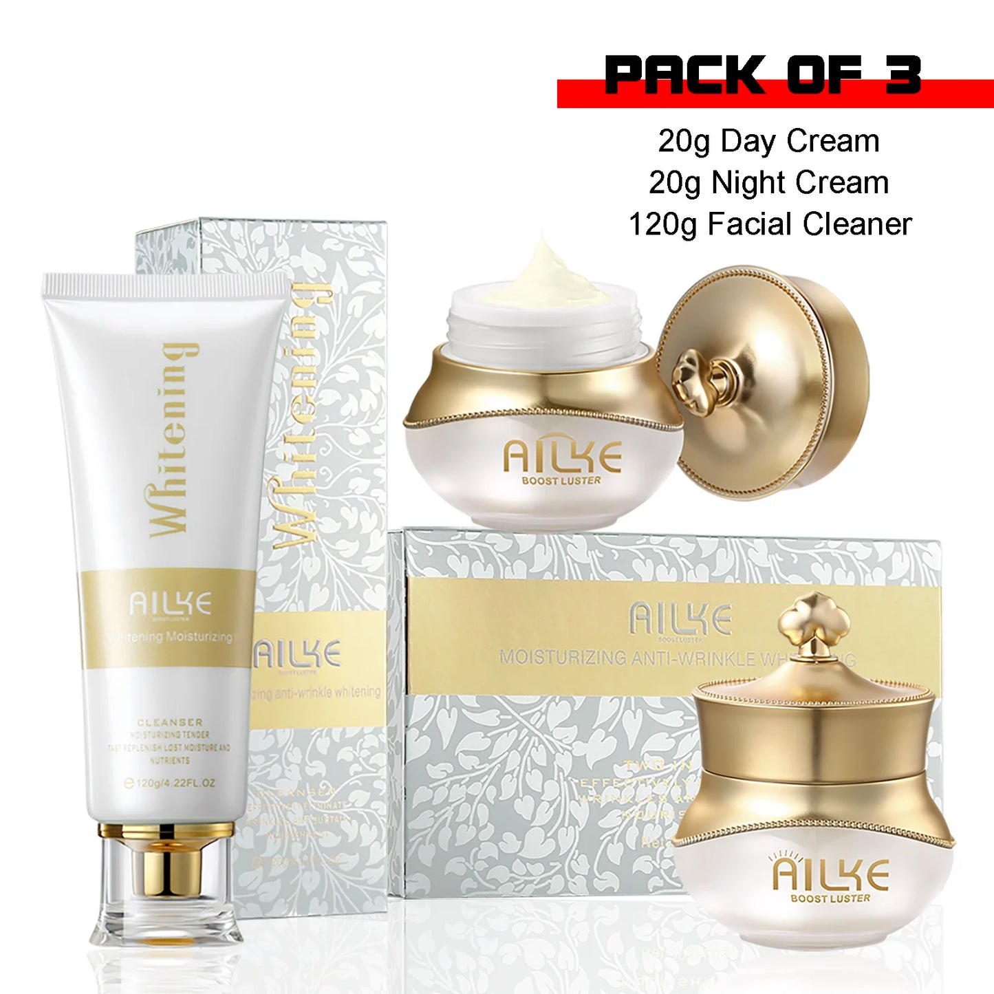 AILKE Night Face Cream For Women Collagen Moisturizing Anti Aging