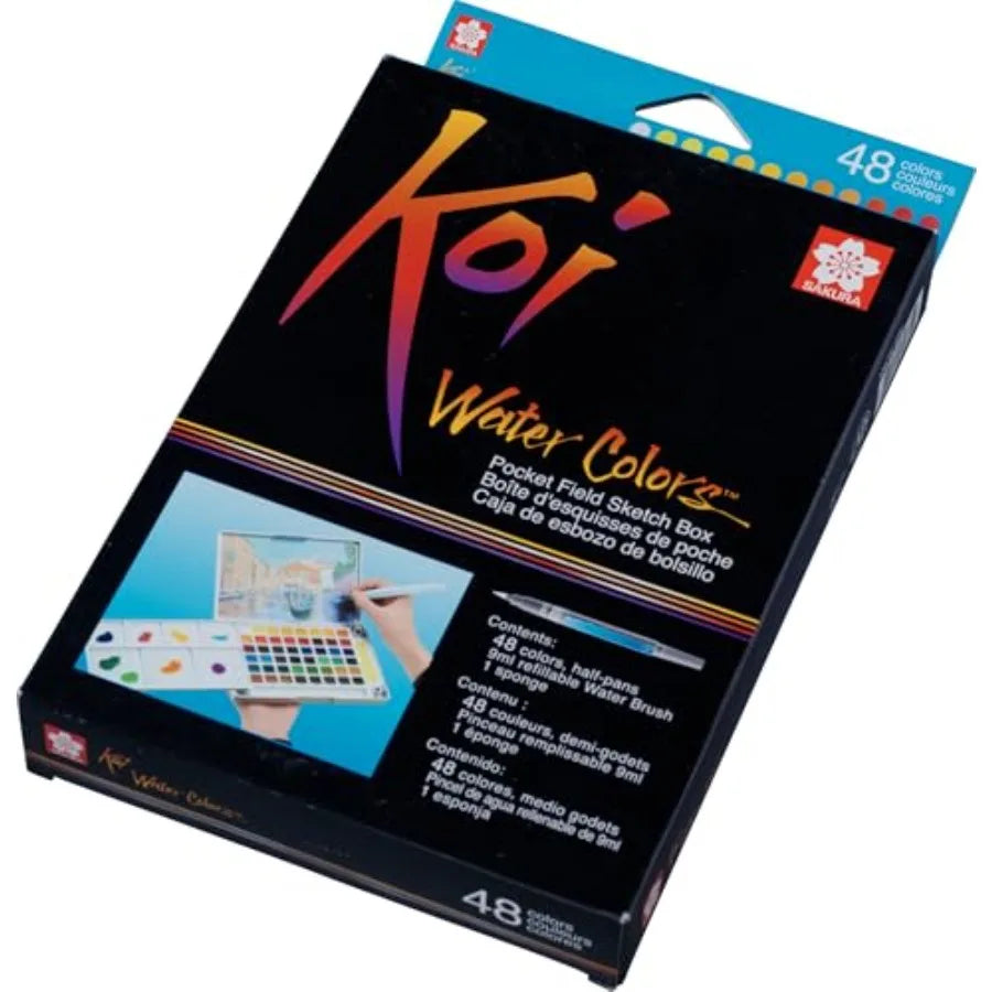 XNCW-48N Koi Watercolor Field 48 Color Sketch Set