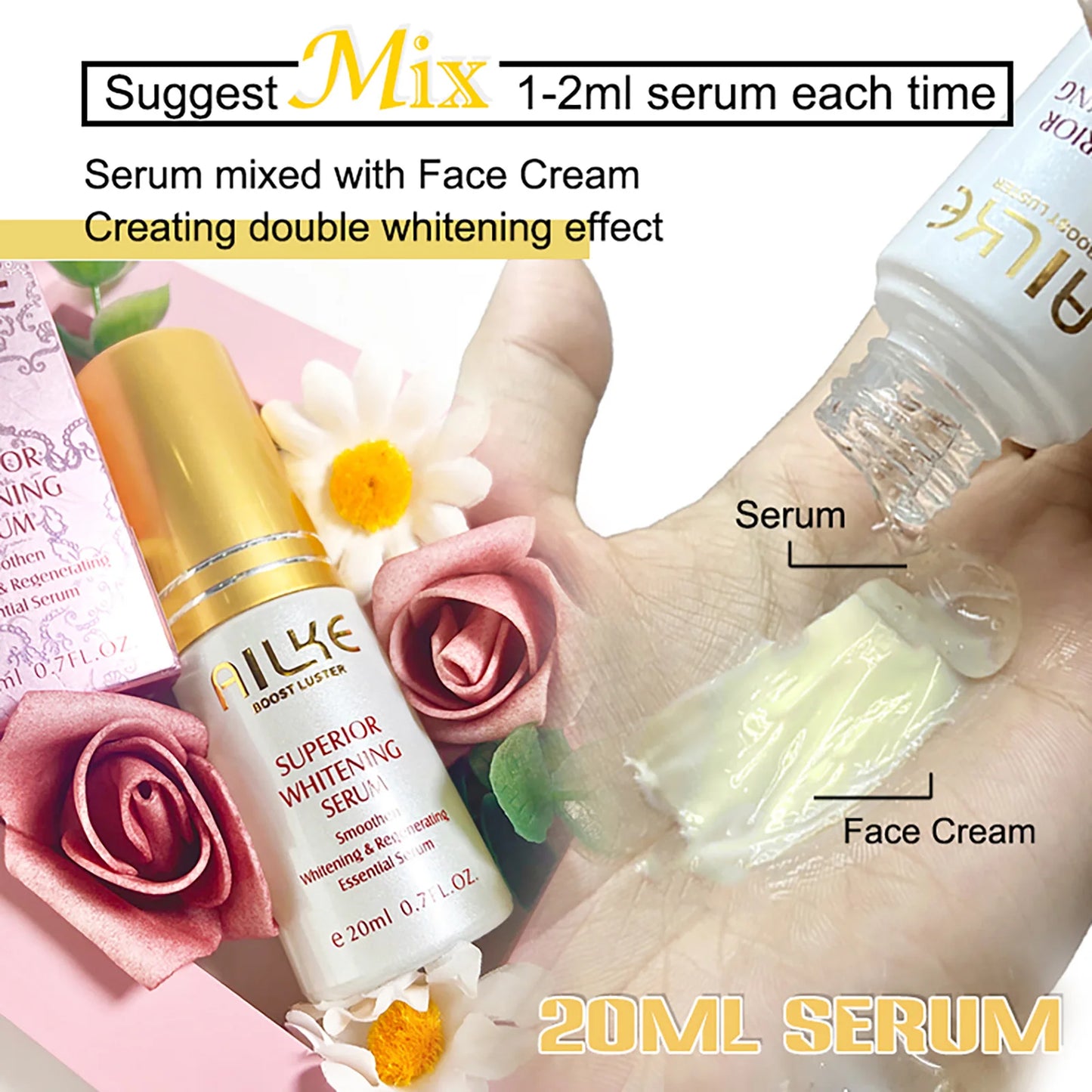 AILKE Night Face Cream For Women Collagen Moisturizing Anti Aging