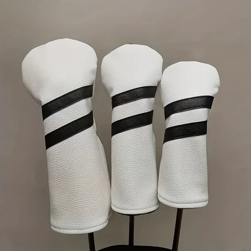 AMEYXGS Golf Wood Club Headcovers Durable Protective Sports Accessories