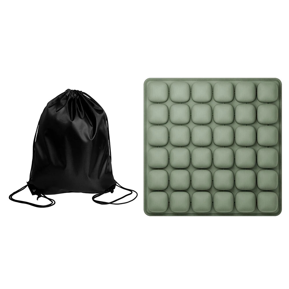 Inflatable Seat Cushion With Storage Bag For Office Chair