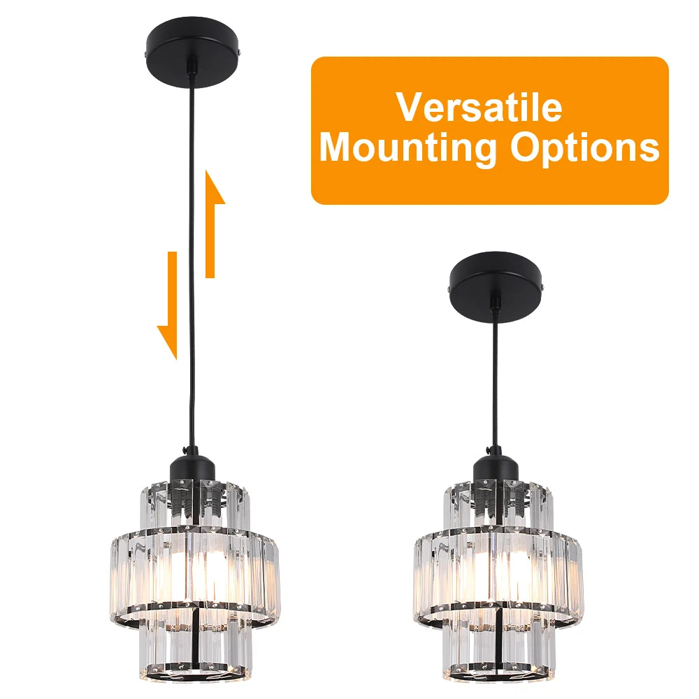 Glass Led Pendant Light Modern Ceiling Lamp Adjustable Living Dining Room Nordic Aisle Decor Balcony Corridor Hanging Fixture