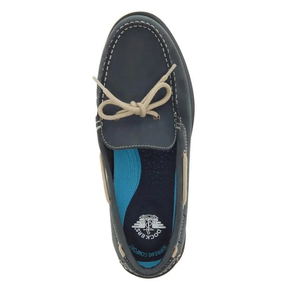 Dockers Men's Darnell Genuine Leather Slip-On Boat Shoes Casual Footwear for All Occasions