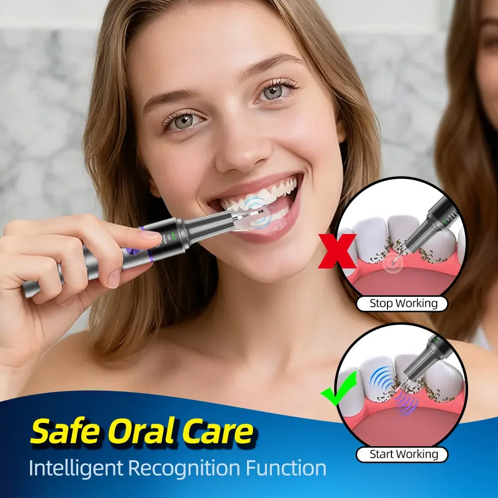 Electric Ultrasonic Dental Scaler For Teeth Tartar Plaque Stains Cleaner Tooth Calculus Electric Dental Tooth Stone Remover
