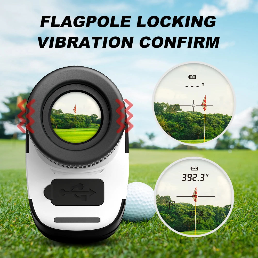 Revasri Golf Rangefinder With Angle Switch And Vibration Alert