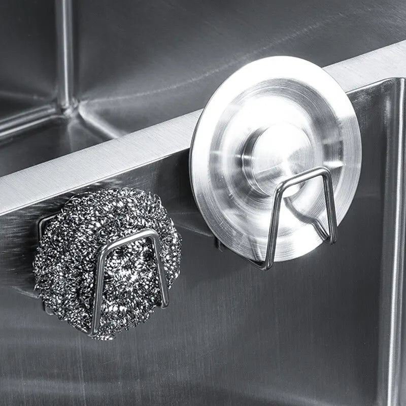 Stainless Steel Sink Sponge Holder For Kitchen Organization