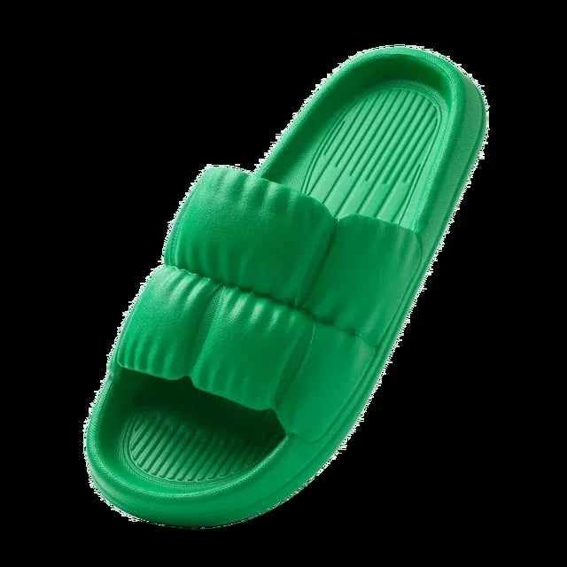 2025 New Women Soft Sole Cloud Slippers Thick Platform Indoor Outdoor Beach Sandals Summer EVA Non Slip Flip Flops
