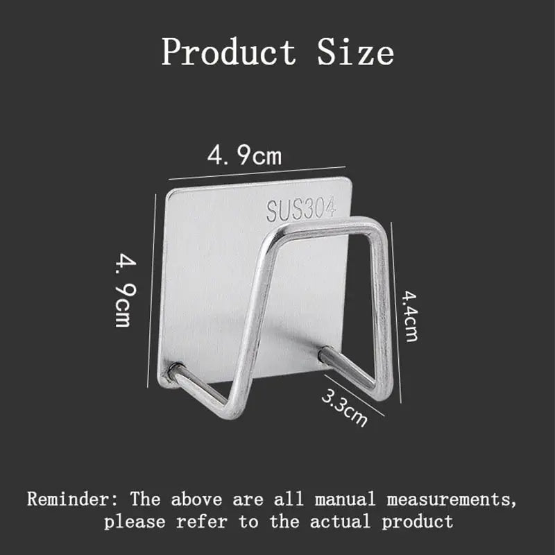 Stainless Steel Sink Sponge Holder For Kitchen Organization