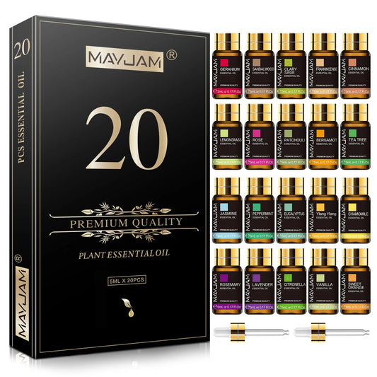 Mayjam Pure Essential Oil Kit For Aromatherapy And Relaxation