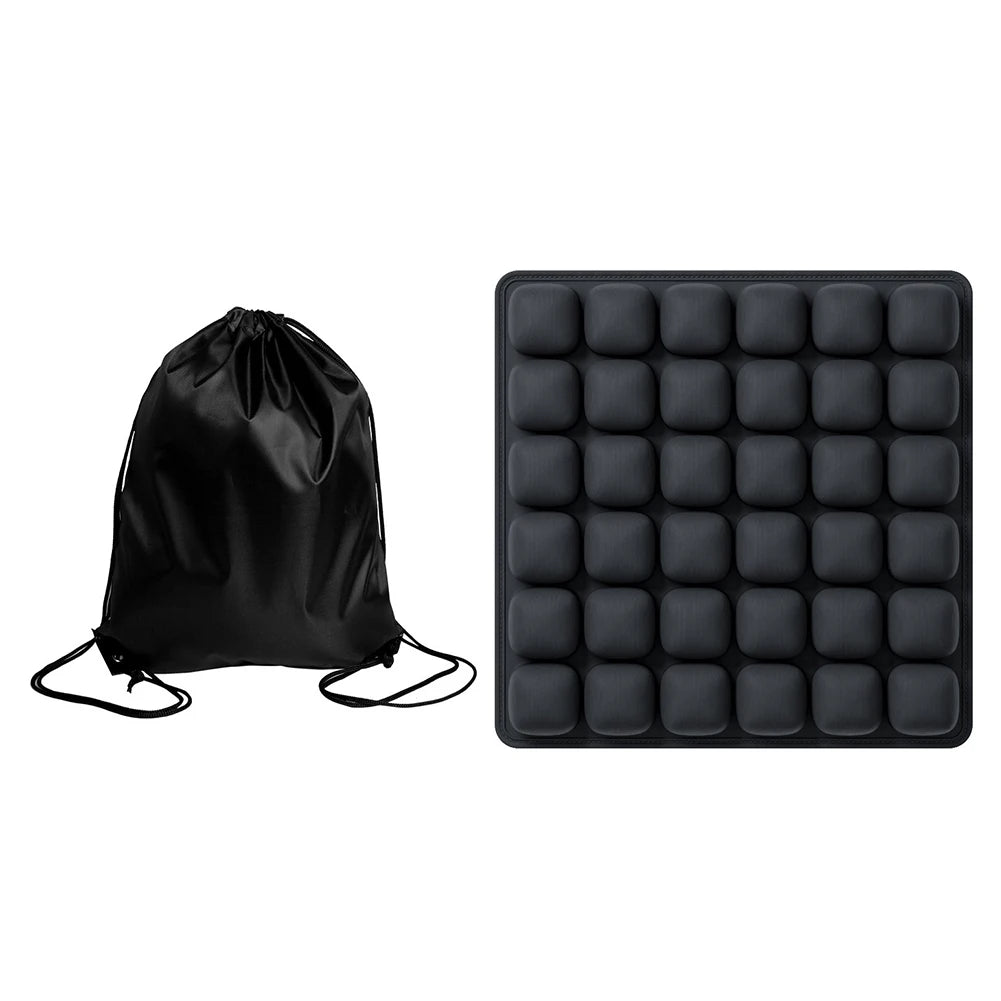Inflatable Seat Cushion With Storage Bag For Office Chair