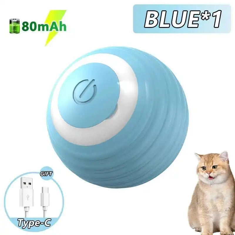 Automatic Electronic Dog Toy Ball With Interactive Bouncing RGB Lighting