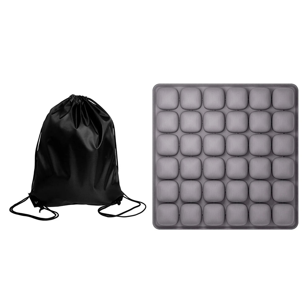 Inflatable Seat Cushion With Storage Bag For Office Chair