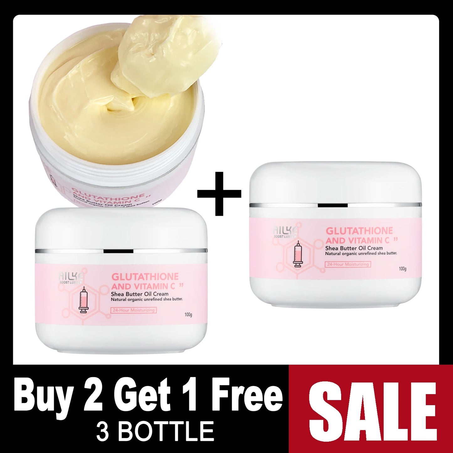 AILKE Glutathione Vitamin C Shea Butter Brightening Cream
