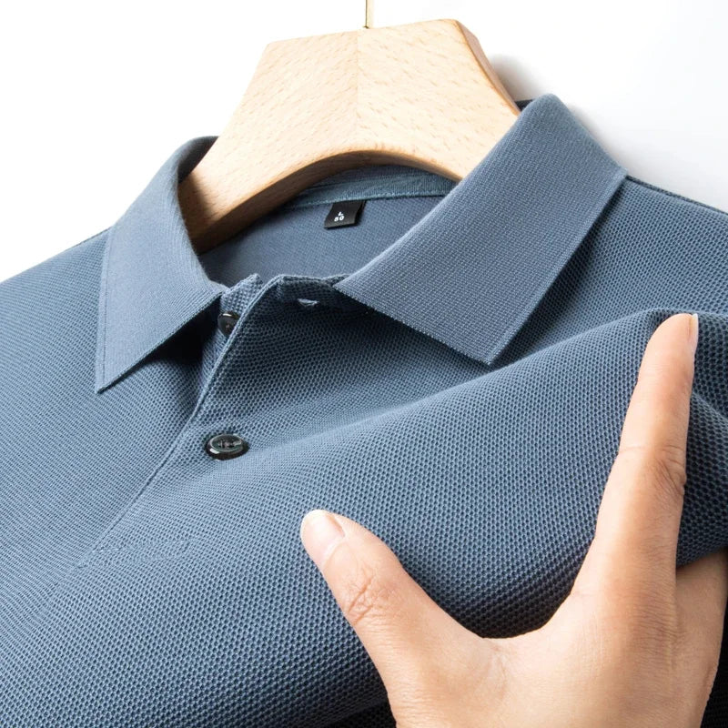 ELITEVESTA Men's 100% Cotton Polo Shirt Breathable Summer Tee