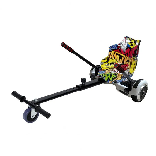 Hoverboard Seat Attachment Go Kart Conversion Kit for Kids & Adults Self Balancing Scooter Accessory Fit 6.5-10 Inch