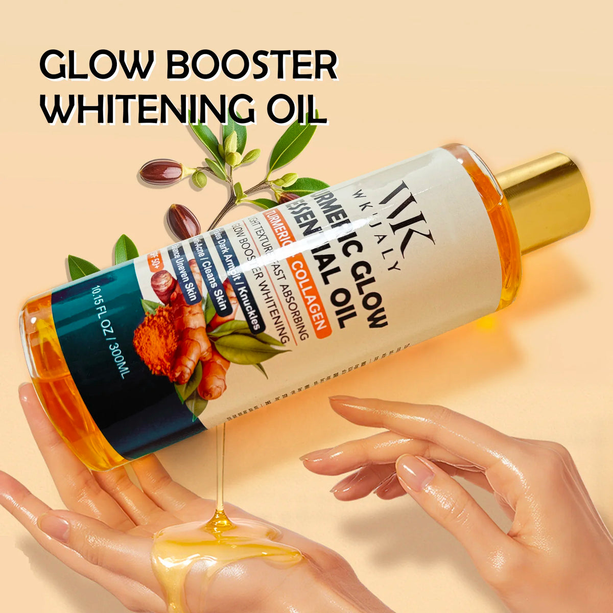 Turmeric Essential Body Oil For Deep Moisturizing And Radiant Glow