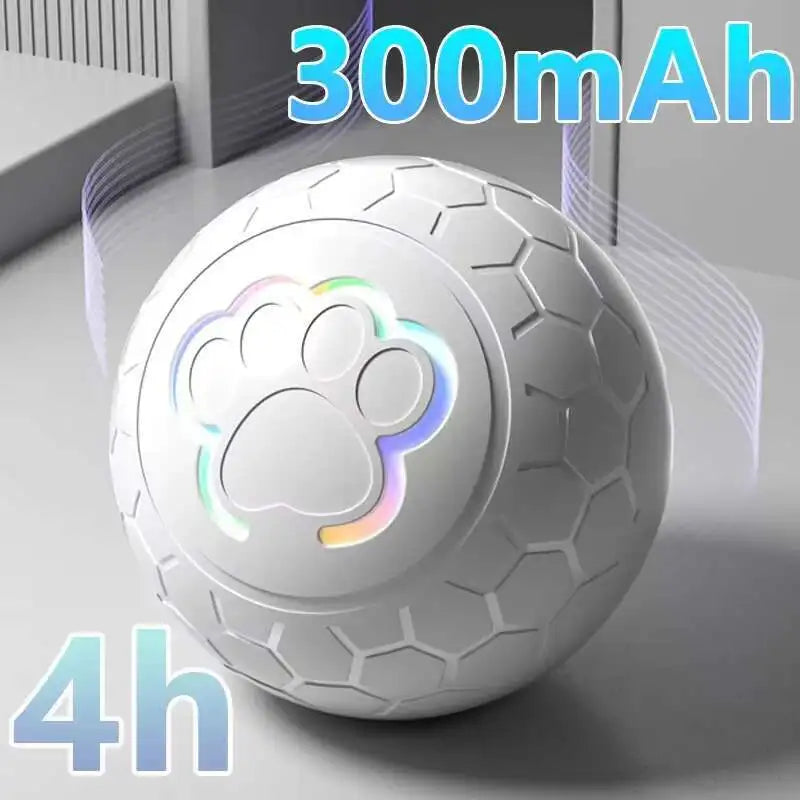 Automatic Electronic Dog Toy Ball With Interactive Bouncing RGB Lighting
