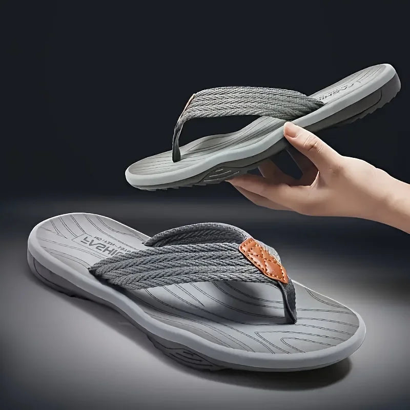 Pmoiste Men Flip Flops  EVA Slip-on Beach Comfortable Designer House Slippers High Quality Summer Outdoor Non Slip