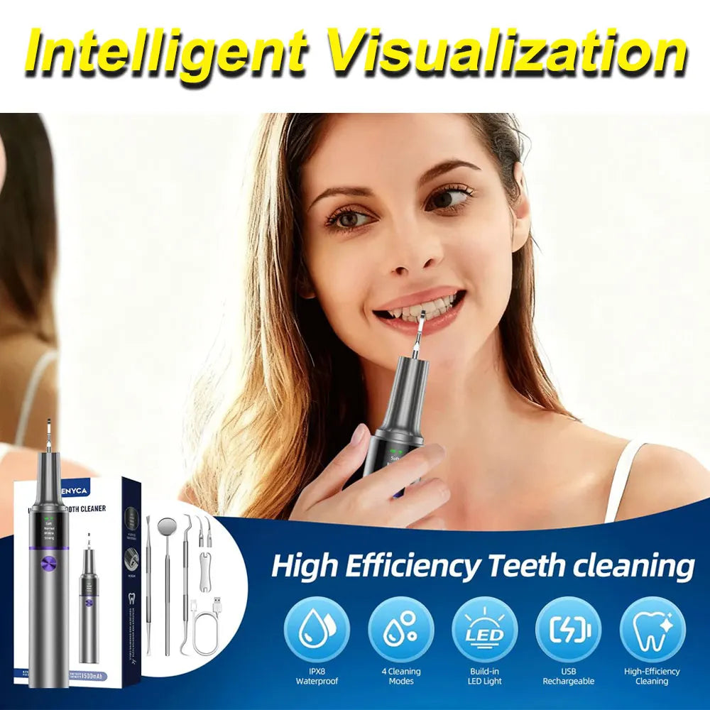 Electric Ultrasonic Dental Scaler For Teeth Tartar Plaque Stains Cleaner Tooth Calculus Electric Dental Tooth Stone Remover