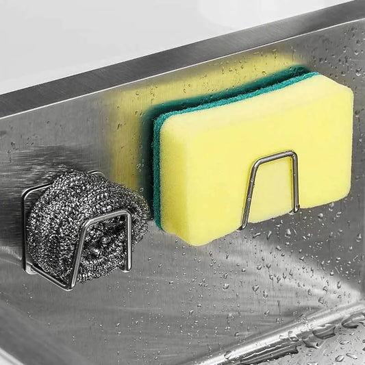 Stainless Steel Sink Sponge Holder For Kitchen Organization