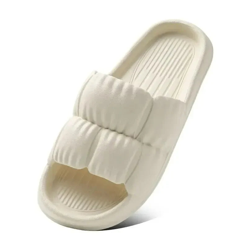 2025 New Women Soft Sole Cloud Slippers Thick Platform Indoor Outdoor Beach Sandals Summer EVA Non Slip Flip Flops