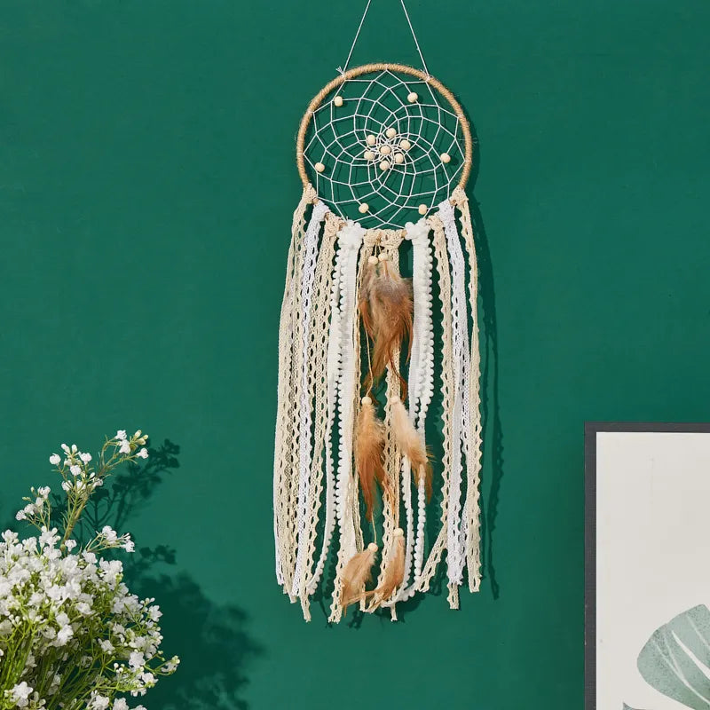 Moon Dream Chaser Dream Catcher Bohemian Wall Decor Bedside Accent