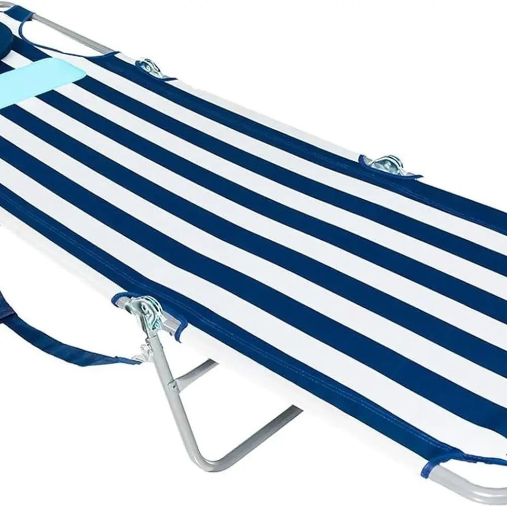 Comfort Lounger Face Down Sunbathing Chaise Lounge Beach Chair (2 Pack)