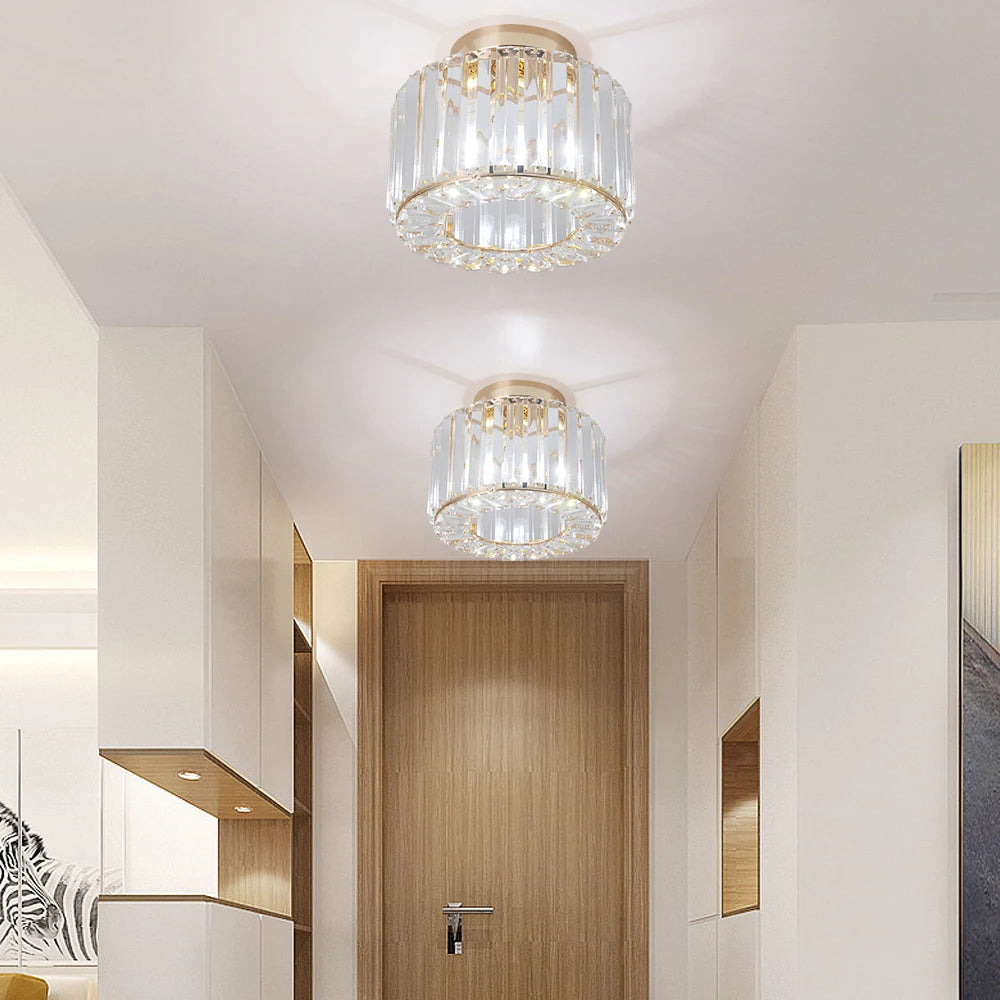 Glass Led Pendant Light Modern Ceiling Lamp Adjustable Living Dining Room Nordic Aisle Decor Balcony Corridor Hanging Fixture