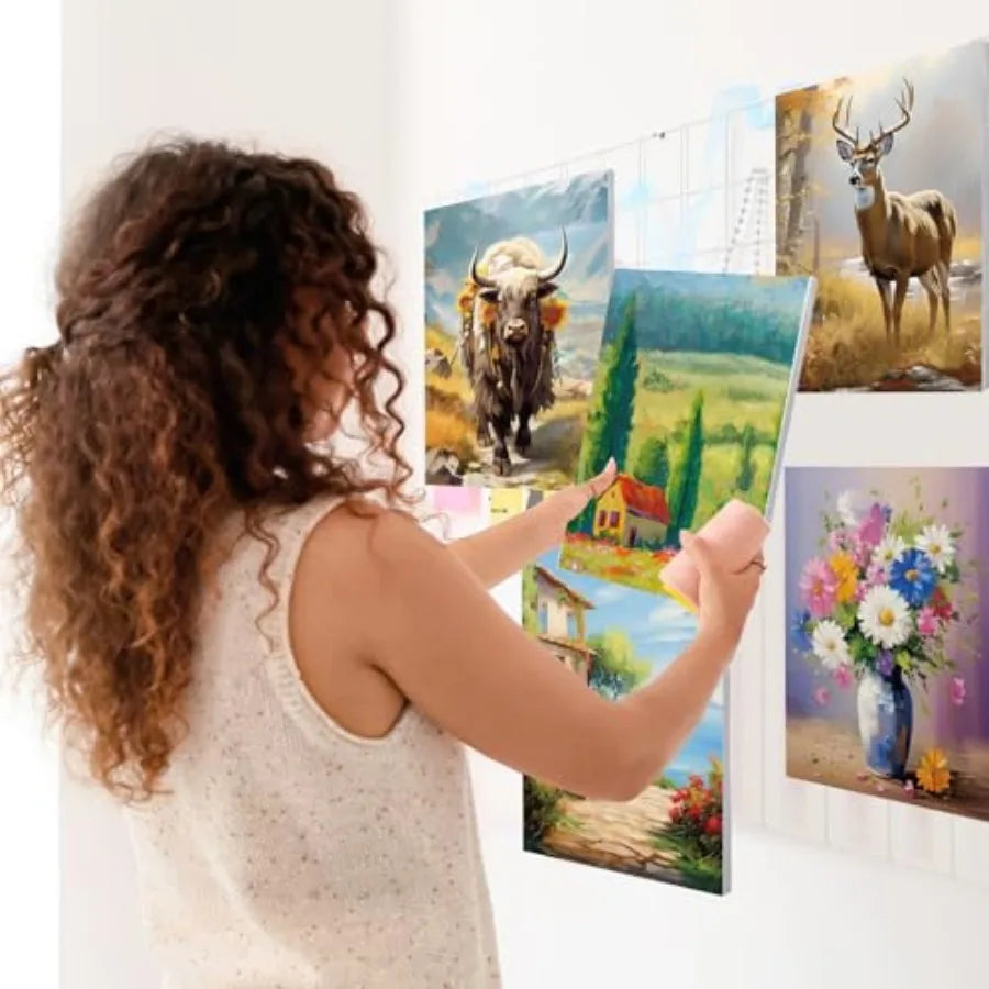 36 Pcs 8 x 10 Inch Pre Drawn Canvas for Painting Afro Queen Pre Stretched Canvas Painting for Adult Sip and Paint Party Supplie