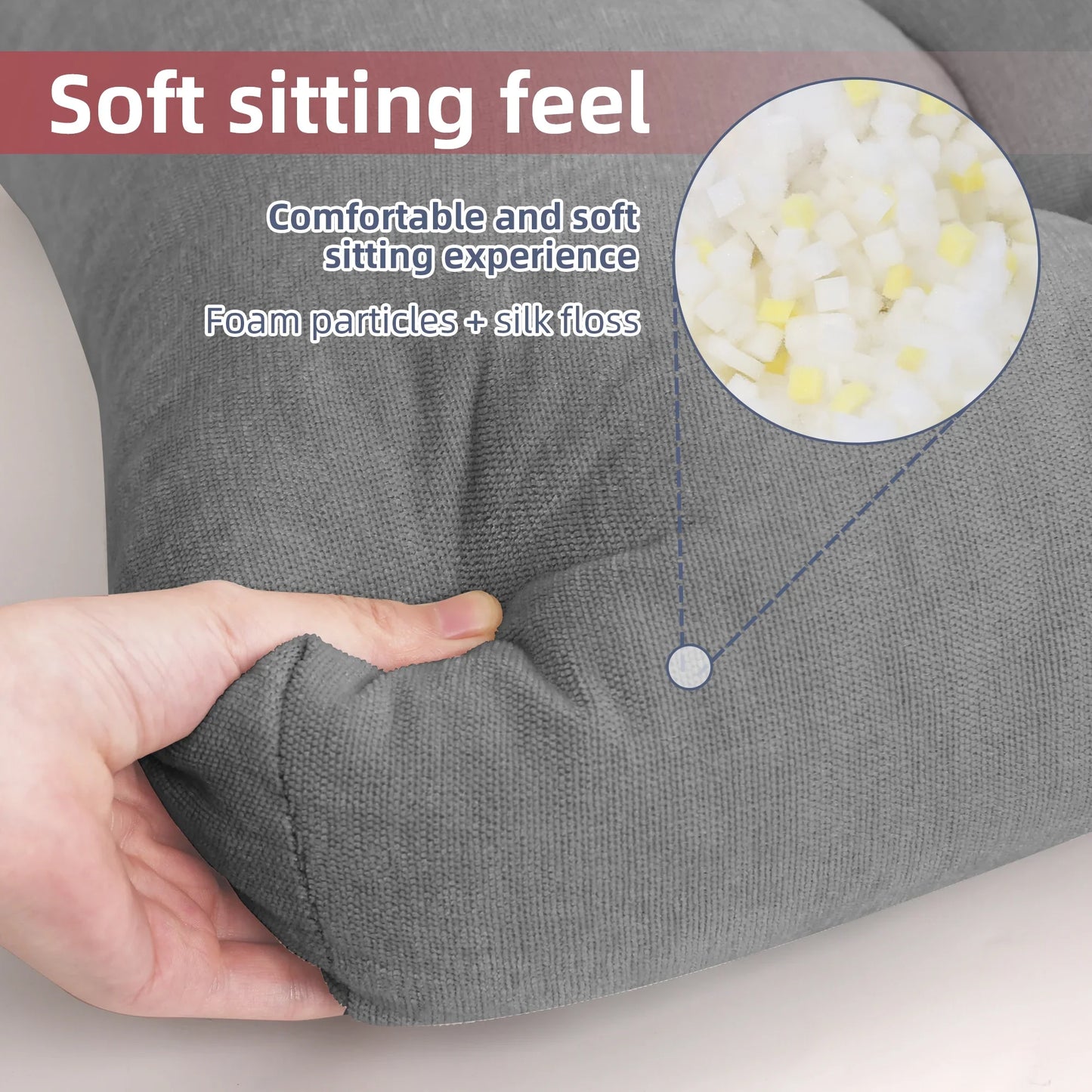 Indoor Tufted Bench Cushion Non Slip For Piano Bench