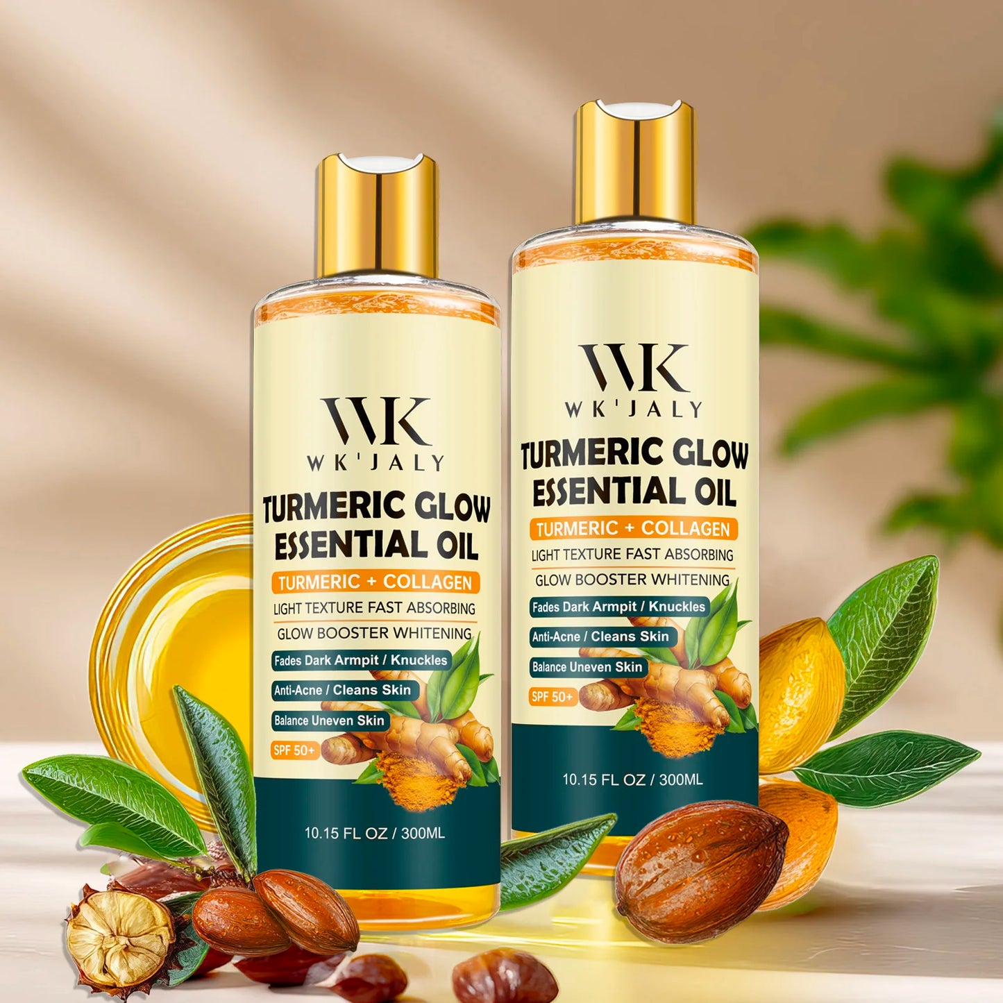 Turmeric Essential Body Oil For Deep Moisturizing And Radiant Glow