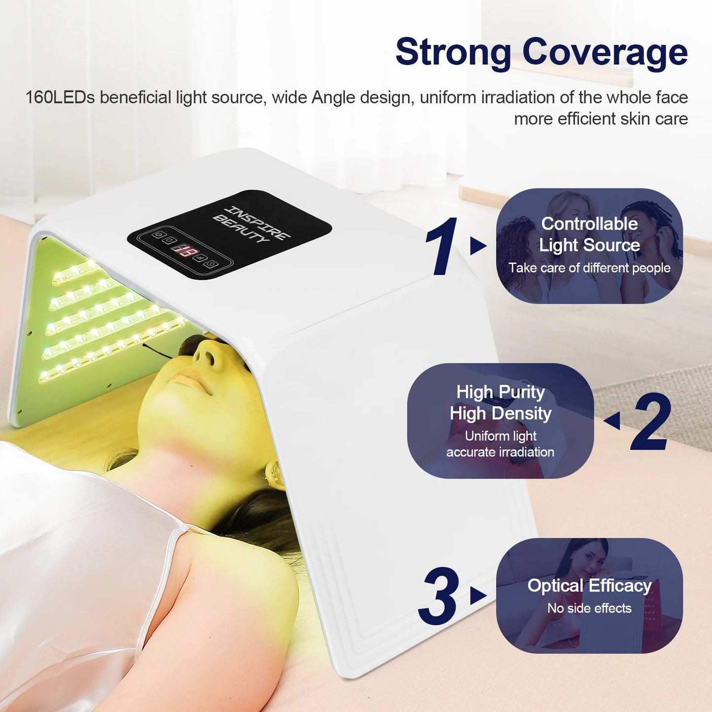 Foreverlily LED Photon Skin Rejuvenation Machine Facial Body Care