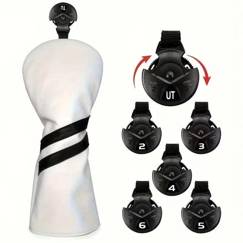 AMEYXGS Golf Wood Club Headcovers Durable Protective Sports Accessories
