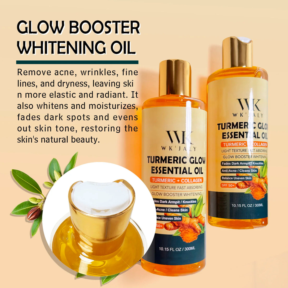Turmeric Essential Body Oil For Deep Moisturizing And Radiant Glow
