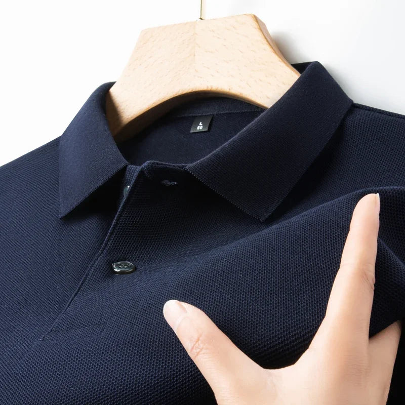 ELITEVESTA Men's 100% Cotton Polo Shirt Breathable Summer Tee
