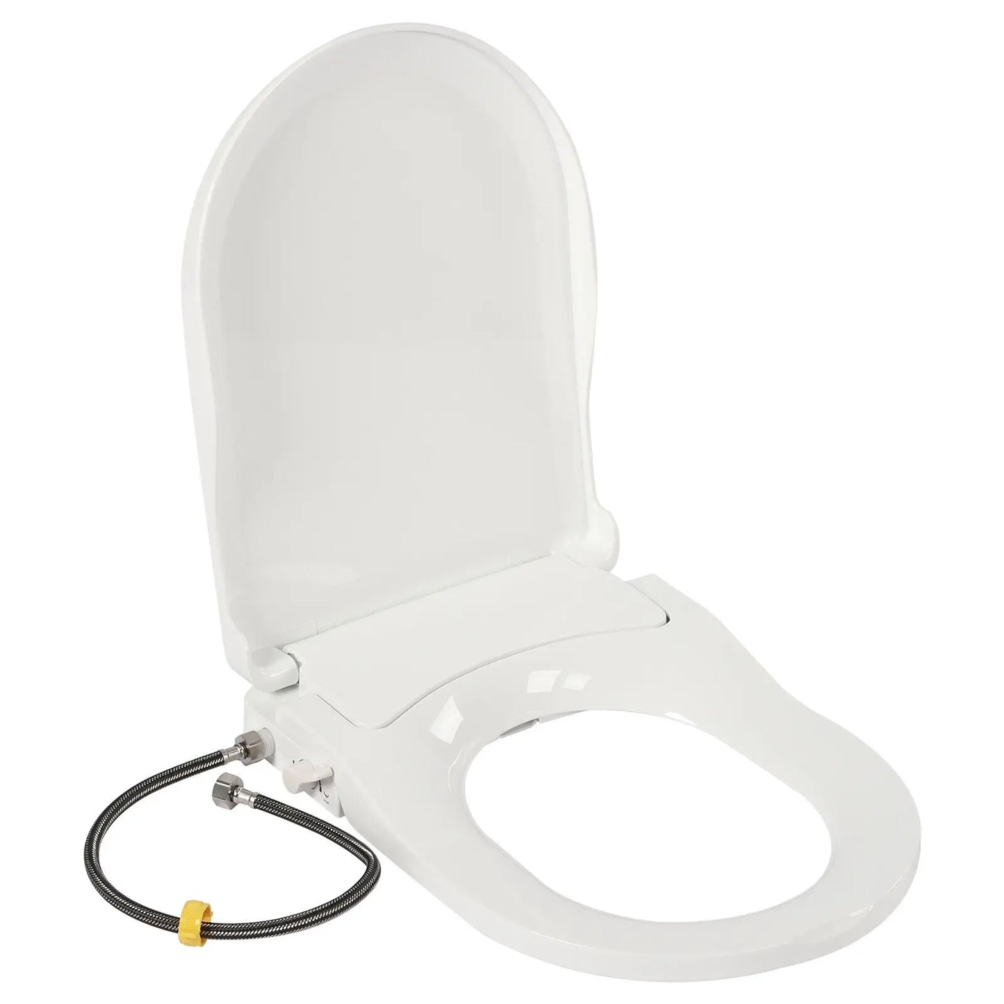 Smart Toilet Seat Bidet with Self Cleaning Dual Nozzle Non-Electric Water Spray