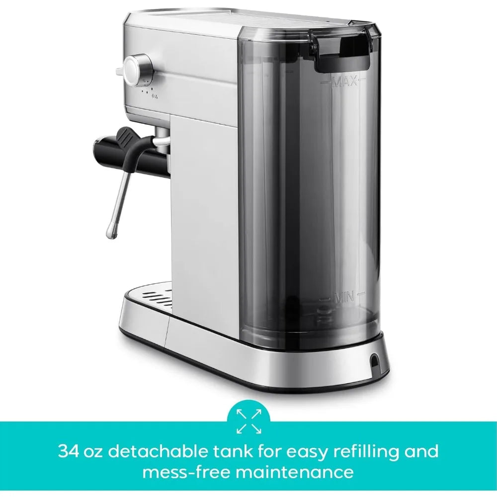 CASABREWS CM5418 Espresso Machine 20 Bar, Compact Espresso Maker with Steam Milk Frother
