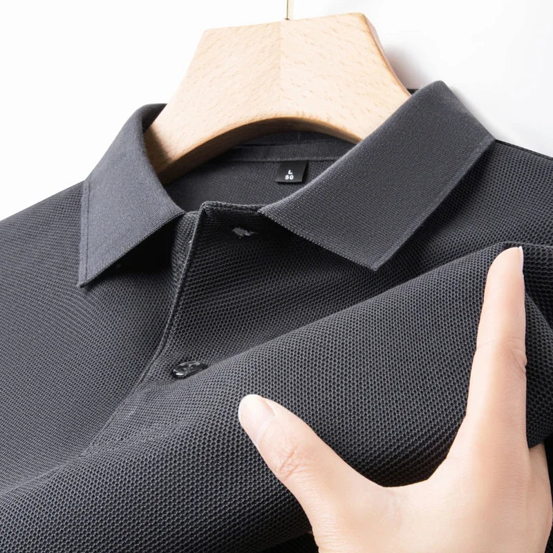 ELITEVESTA Men's 100% Cotton Polo Shirt Breathable Summer Tee